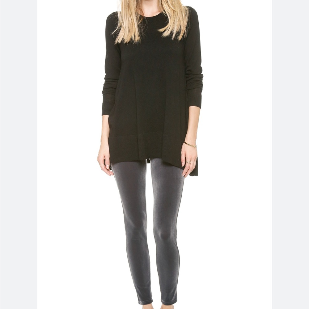 Spanx grey Velvet Leggings